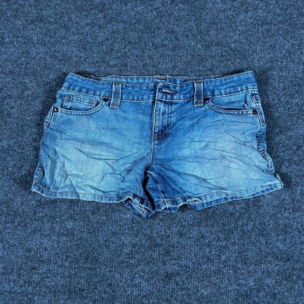 Tommy Hilfiger Shorts Womens Size 8 Blue Denim Light Wash Low Rise Casual Summer